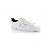 Le Coq Sportif Basket Agate Lo Zebra Blanc / Noir Blanche - Chaussures Baskets Basses Homme Bonnes Affaires